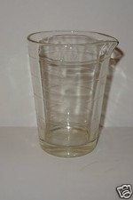  ANCIEN VERRE DOSEUR DE 1 A 9 ONCE, Oz, MESURE ANGLO SAXONS  