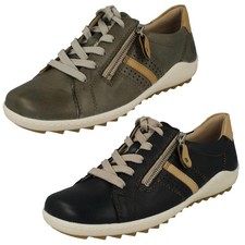 Femmes Remonte Chaussures Décontractées à Lacets avec Amovible Semelles R1432