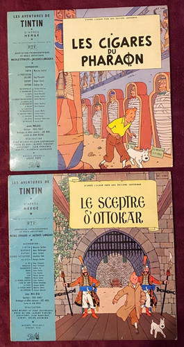 Lot vinyle cm tintin - 25,