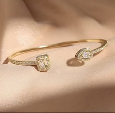 Bracelet jonc ouvert toi et - ouvert,