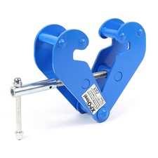 XPOtool Pince à poutre Charge 2t 75-230mm Lève-poutrelle Acier Serrage Fixation