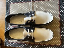 Chaussures Bateau Homme Blanche et bleu marine