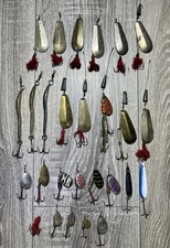 Lot De 26 Cuillères De Pêche Vintage Tournante-Ondulante  Mepps/Veltic/Olympique