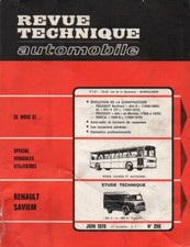 Revue Technique Automobile - SAVIEM SG 2 / SG4 - N° 290 -  Ed 1970 - 144 pages