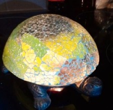 Tres Jolie Petite Lampe Tortue En Bronze.19CMX14cmOriginale