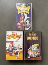3 VHS Disney Dumbo Aristochats