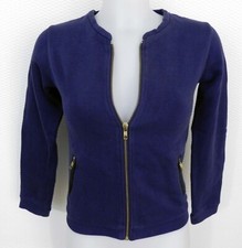 ZADIG & VOLTAIRE Veste gilet  bleue foncée, taille 10 ans