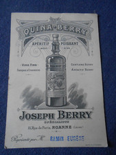ANCIENNE CARTE DE VISITE QUINA BERRY JOSEPH BERRY ROANNE