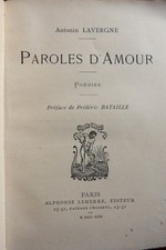 Antonin Lavergne - Paroles