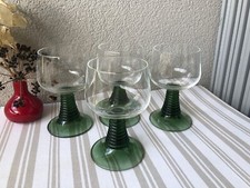 Verres d'Alsace Roemer pied spirale - verres bistrot à vin blanc - 25cl