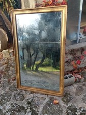 miroir trumeau epoque louis 16 tout en bois sculpte et dore fin XVIIIeme 18eme