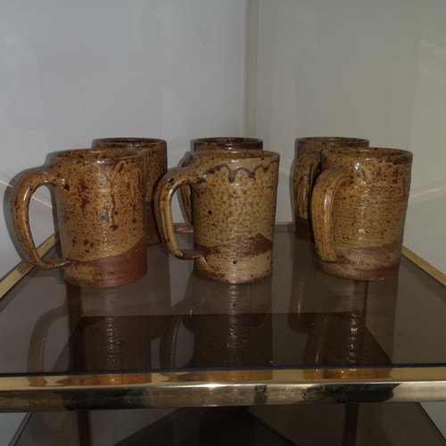 Série chopes grès pyrité - série, 6