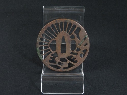 Edo era copper tsuba - ?,