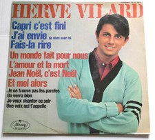 LP 33 TOURS HERVE VILARD CAPRI C'EST FINI 1965 FRANCE BIEM MERCURY 125 505 MLC