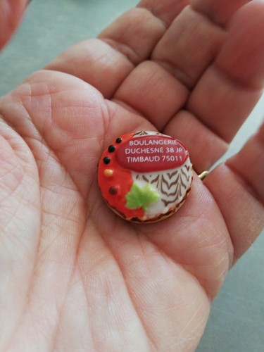 Fève forme gâteau rond - gâteau,