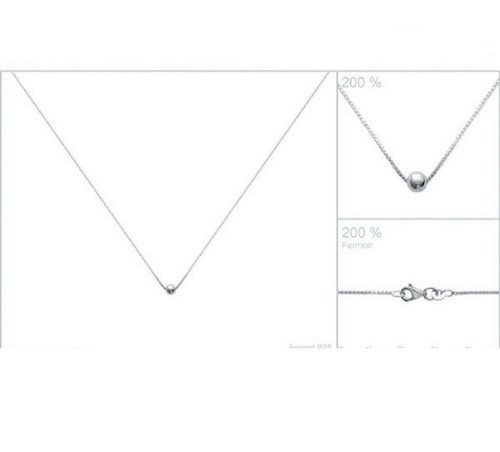 Collier boule maille - 5, mm"