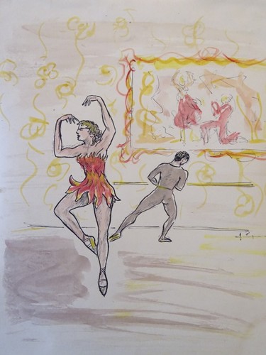 Ecole russe dessin encre - dessin,