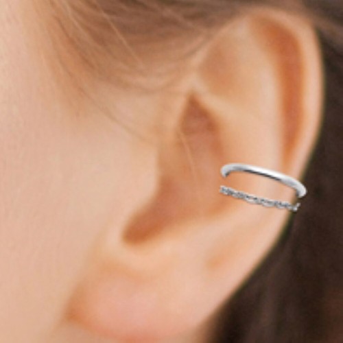 Bague oreille chaînette - d'oreille, 1