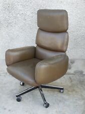 fauteuil de bureau CUIR design KNOLL INTERNATIONAL otto ZAPF  armchair desk