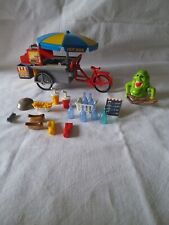 PLAYMOBIL 9222 HOT DOG STAND AVEC BOUFFE TOUT INCOMPLET