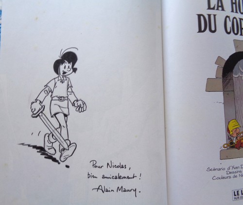Dédicace alain maury johan - johan, et