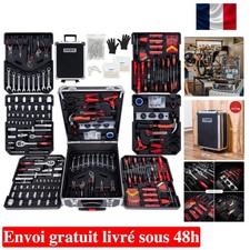 KANWOD Valise a Outils 1000 Pièces, Caisse a Outil Complete, Boite a Outils P...