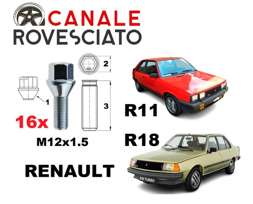 Kit boulons renault r11 - kit,