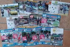 LOT 15 cartes cyclisme course