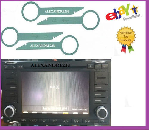 Cles pour extraire autoradio - pour,