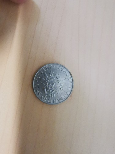 Piece franc 1960 petit - de,