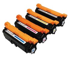 Toner Pour HP Couleur Laserjet CP3525 CP3525N CP3525dn CM3530 Wie CE250A -CE253A