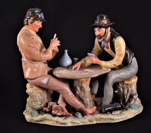 Figure porcelaine groupe de - en,