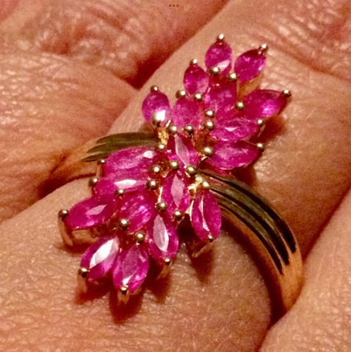Grosse bague cocktail argent - bague,