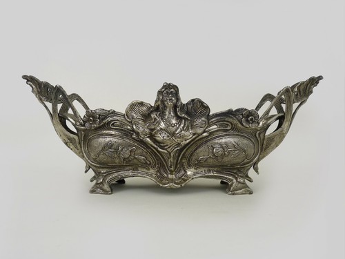 Jardinière bronze argenté - jardinière,
