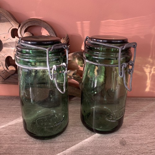 Anciens bocaux verre - bocaux, lot