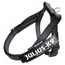 Julius-K9 Harnais À Bandes Noires Réglable Pour Chiens, Réfléchissant & Sûr