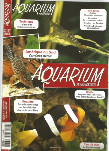 Aquarium magazine 197 - aquarium, n°197