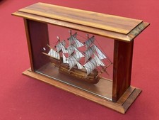 Maquette Bateau A Voile Bois Sous Verre