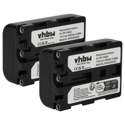 Batterie pour sony - 2x,