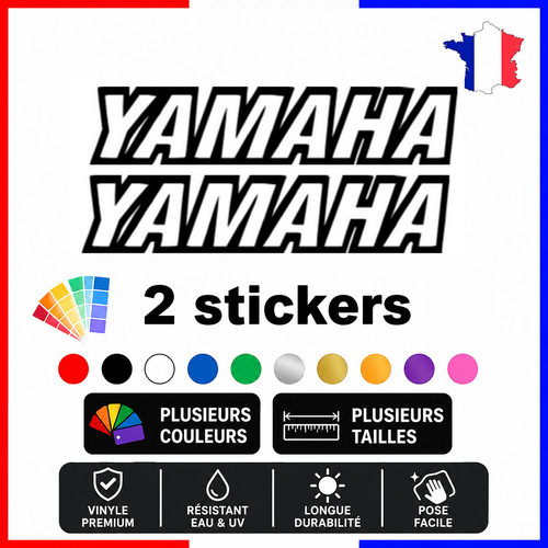 Lot stickers logo yamaha - 2,