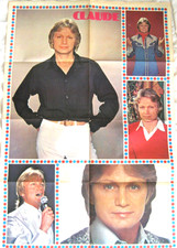 Clipping PODIUM : Poster Géant grandeur 8 X A4 : Claude FRANCOIS , J. DEAN ,...