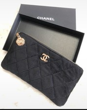 CHANEL POCHETTE/PORTE MONNAIE NOIR