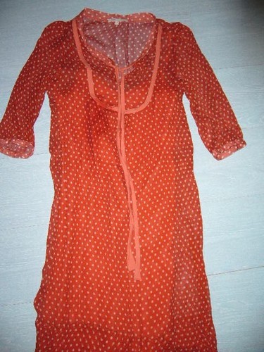 Robe maje corail - robe, soie