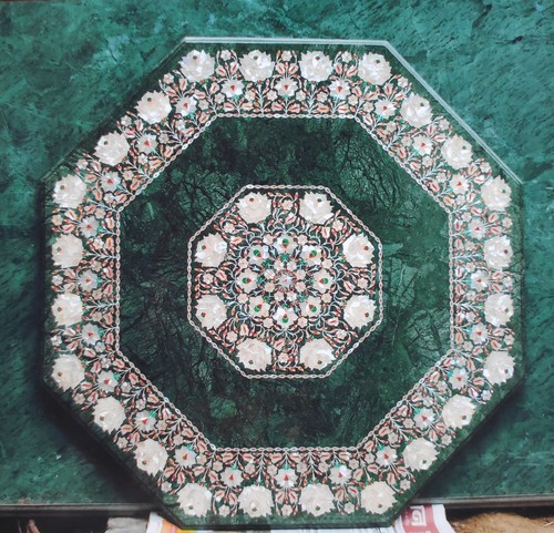 Green marble inlay - 2',