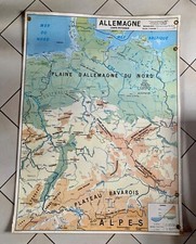 ancienne carte affiche
