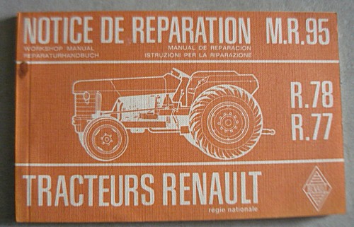 Notice réparation tracteur - notice,