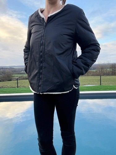 Veste courte réversible femme - réversible,