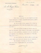 1912 M MEYER VENTE D IMMEUBLES A MARSEILLE