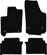 Tapis de sol en velours noir