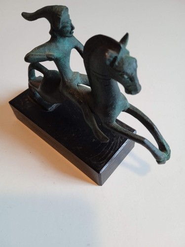 Statuette amazone cheval - amazone, à
